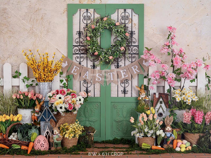 Easter Porch - HSD Photography Backdrops