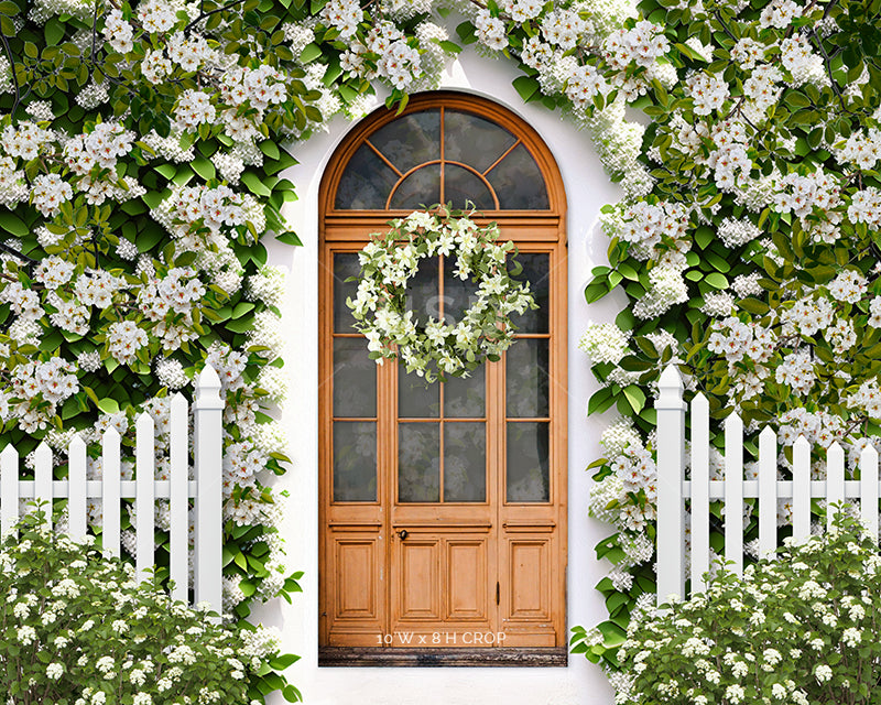 Hedge Wall Door - HSD Photography Backdrops
