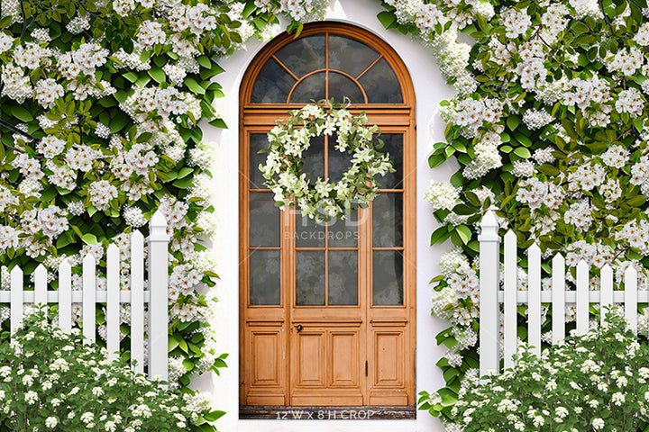 Hedge Wall Door - HSD Photography Backdrops