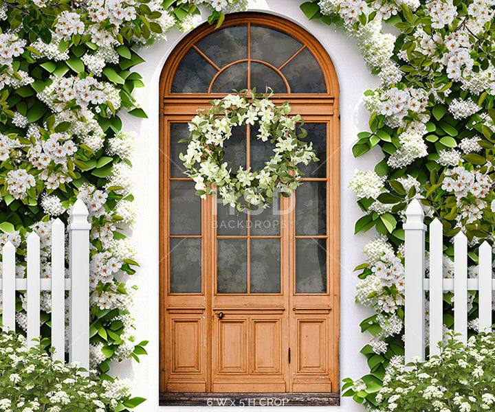 Hedge Wall Door - HSD Photography Backdrops