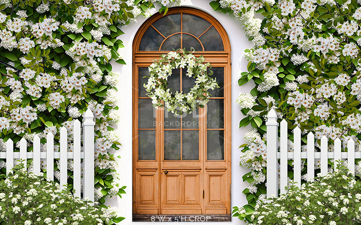 Hedge Wall Door - HSD Photography Backdrops