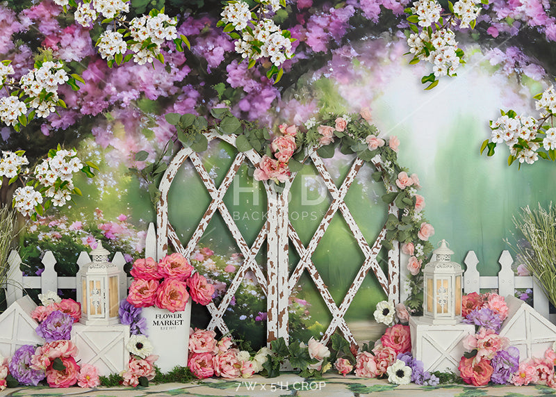Wisteria Lane (blooming branches) - HSD Photography Backdrops