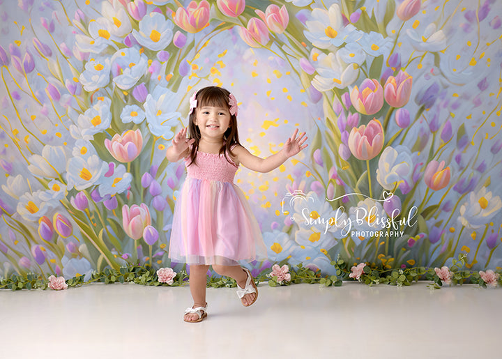 Spring Floral Arch - HSD Photography Backdrops
