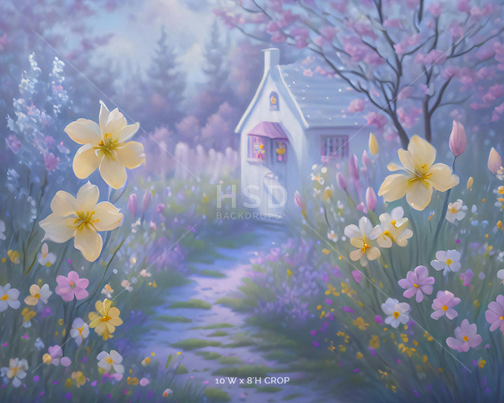Spring Meadow Lane - HSD Photography Backdrops