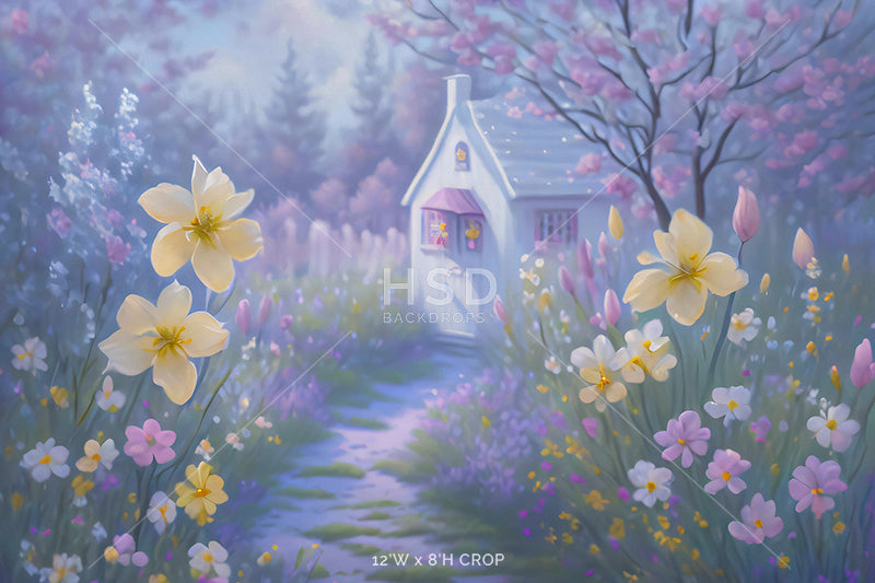 Spring Meadow Lane - HSD Photography Backdrops