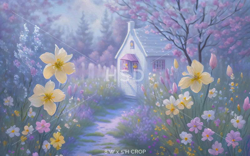 Spring Meadow Lane - HSD Photography Backdrops