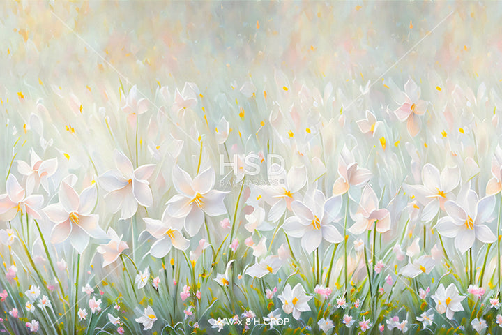 Dreamy Daffodils - HSD Photography Backdrops