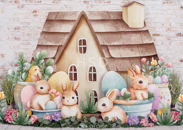 Some Bunny Lives Here - HSD Photography Backdrops