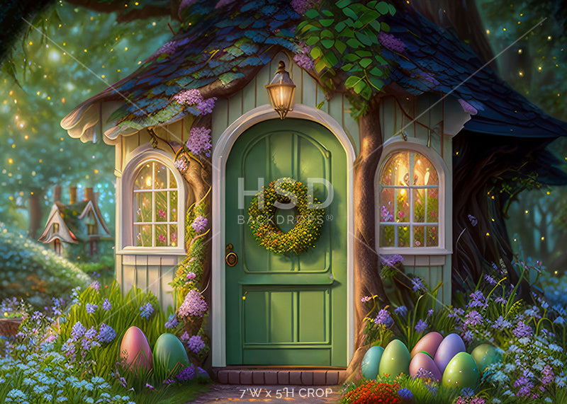 Enchanted Easter Cottage - HSD Photography Backdrops