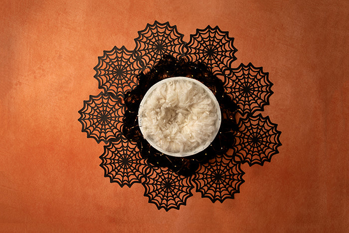 Spider Web Orange | Digital - HSD Photography Backdrops