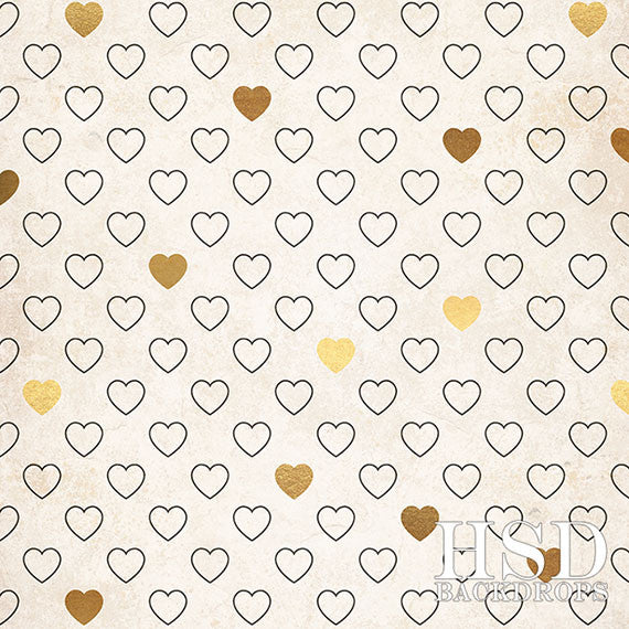 Heart of Gold - HSD Photography Backdrops
