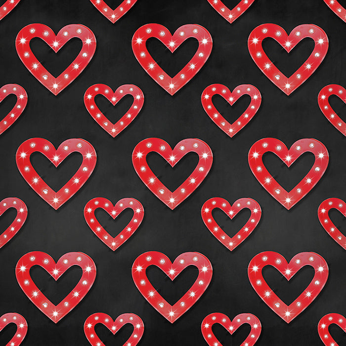Marquee Hearts - HSD Photography Backdrops