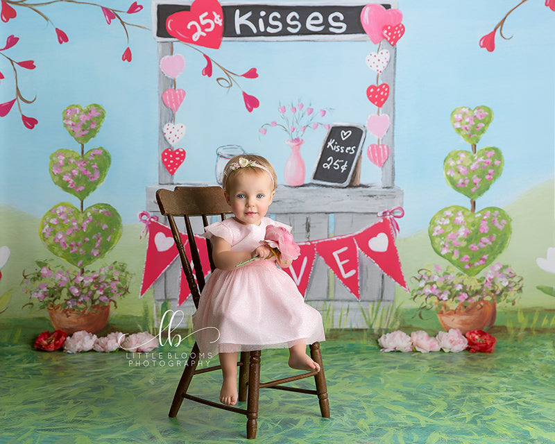 Valentine's Kissing Booth - HSD Photography Backdrops