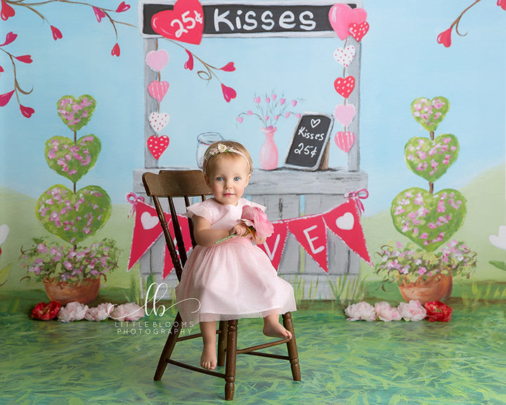 Valentine's Kissing Booth - HSD Photography Backdrops