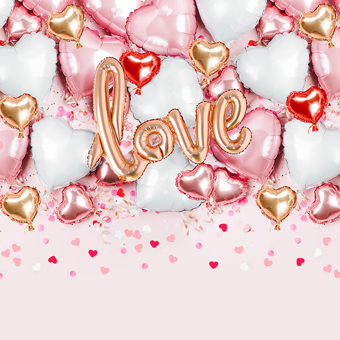 Heart Balloon Backdrop - HSD Photography Backdrops
