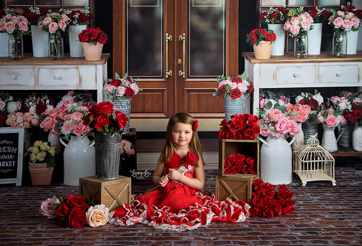Valentine's Day Flower Shop - HSD Photography Backdrops