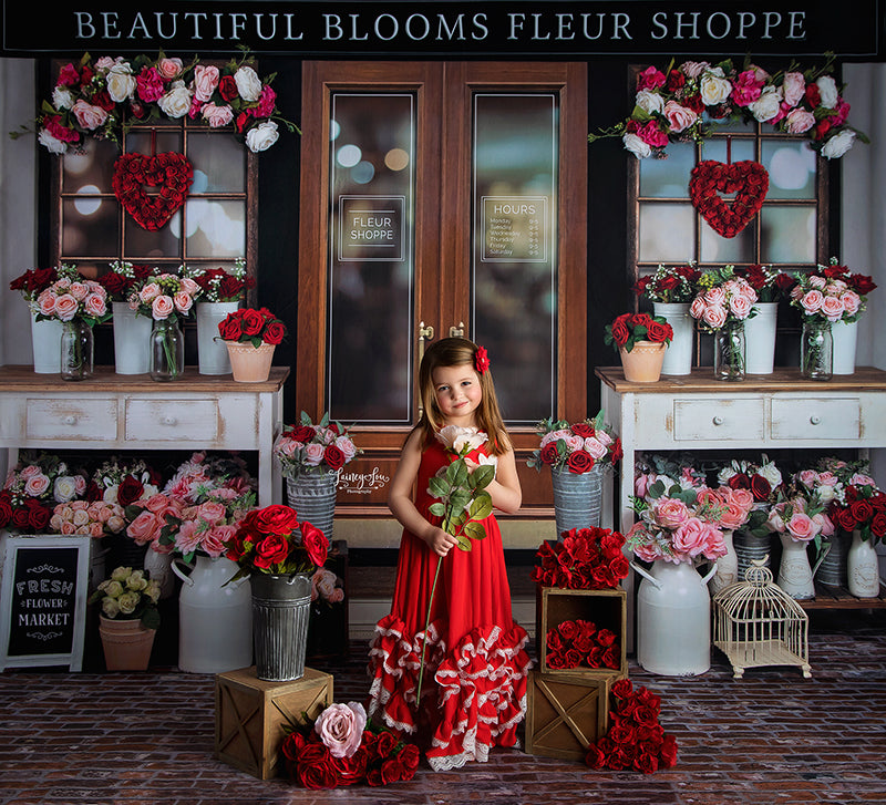 Valentine's Day Flower Shop - HSD Photography Backdrops