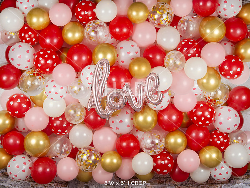 Love Balloon Wall - HSD Photography Backdrops
