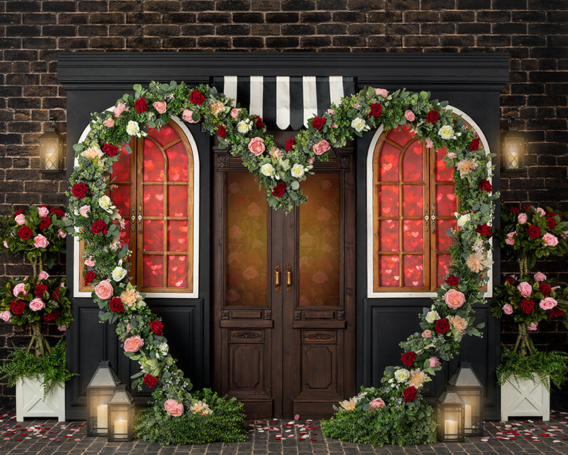 Valentine's Day Village - HSD Photography Backdrops