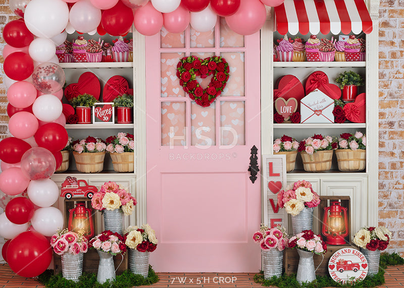 Sweetheart Shoppe - HSD Photography Backdrops