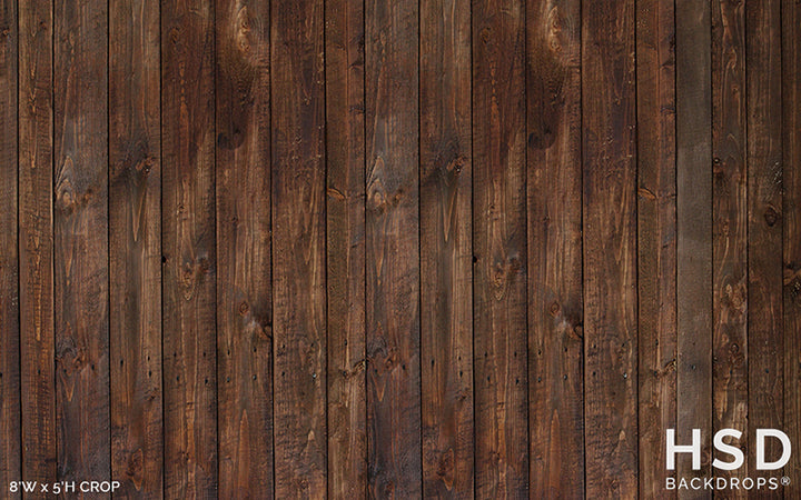 Dark Rustic Wood Floor Mat - HSD Photography Backdrops