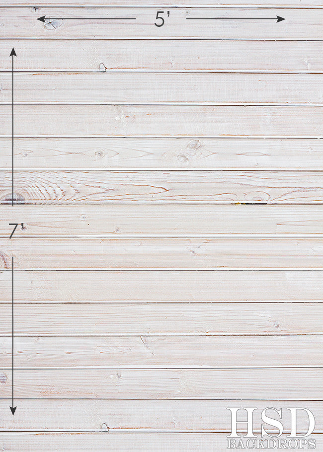 Faded White Wood - HSD Photography Backdrops