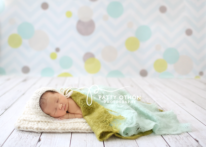 Confetti Blue Green - HSD Photography Backdrops