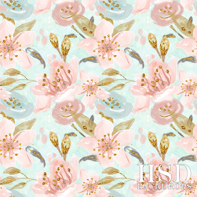 Lily Floral - HSD Photography Backdrops