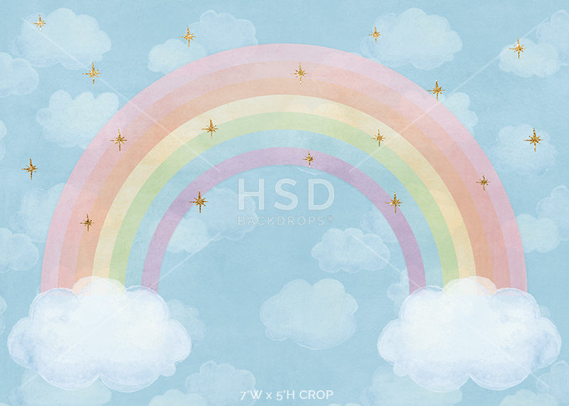 Pastel Rainbow - HSD Photography Backdrops 