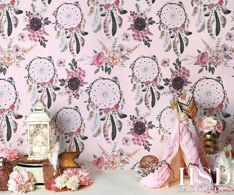 Dream Catcher Set Up - HSD Photography Backdrops