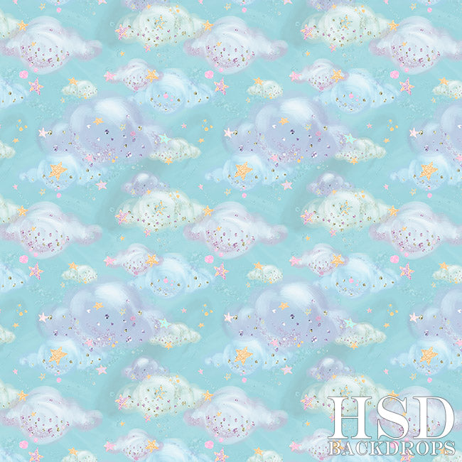 Cotton Candy Clouds - HSD Photography Backdrops