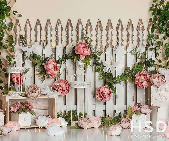 Butterflies & Blooms - HSD Photography Backdrops