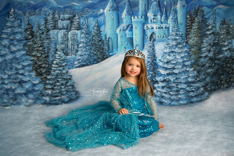 Ice Princess Winter Castle - HSD Photography Backdrops