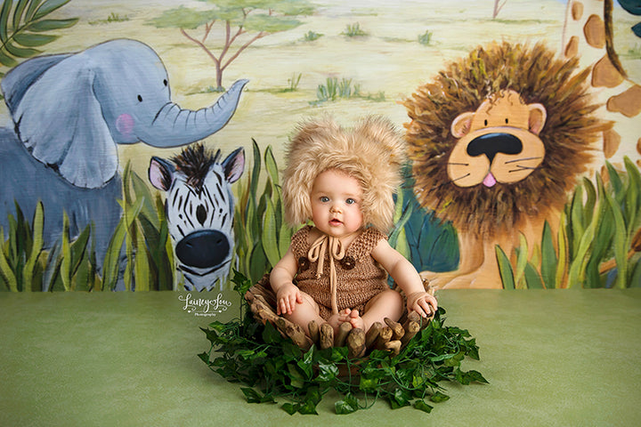 Baby Safari Theme - HSD Photography Backdrops