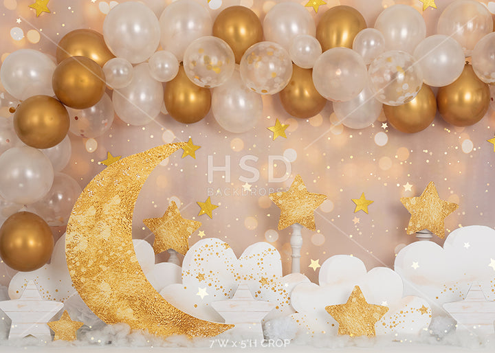 Twinkle Twinkle Little Star (Gold) - HSD Photography Backdrops