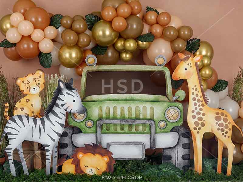 Safari party - HSD Photography Backdrops