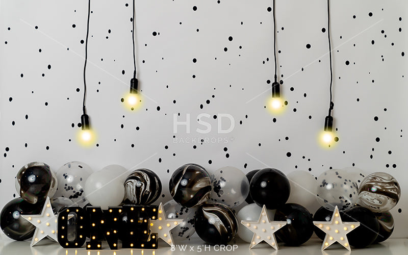 Handsome One (lights) - HSD Photography Backdrops