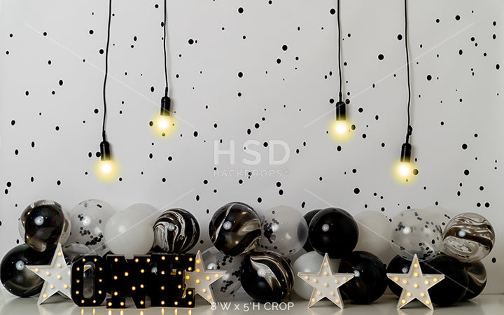 Handsome One (lights) - HSD Photography Backdrops