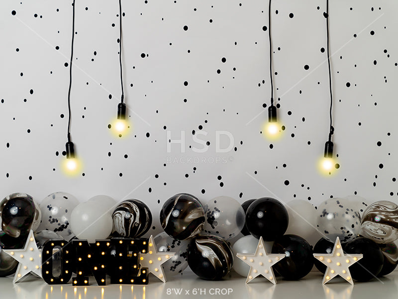 Handsome One (lights) - HSD Photography Backdrops