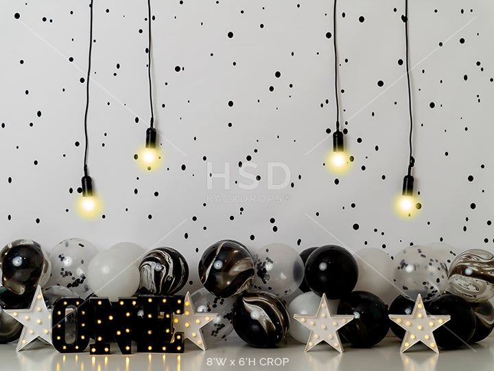 Handsome One (lights) - HSD Photography Backdrops