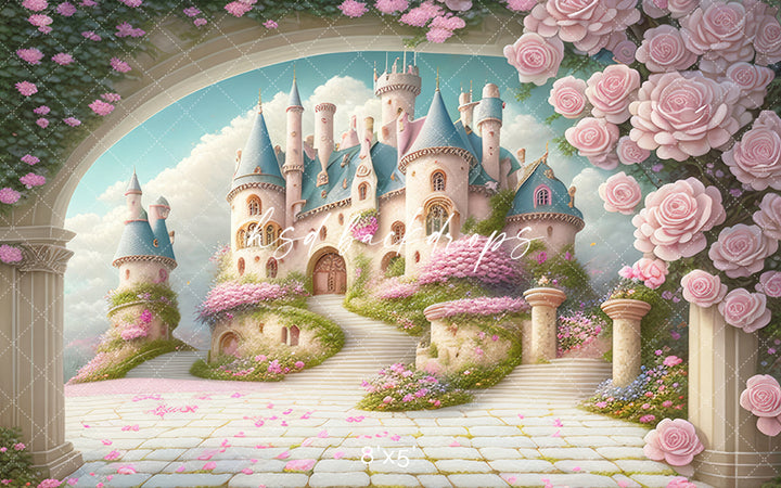 Beautiful Castle View - HSD Photography Backdrops