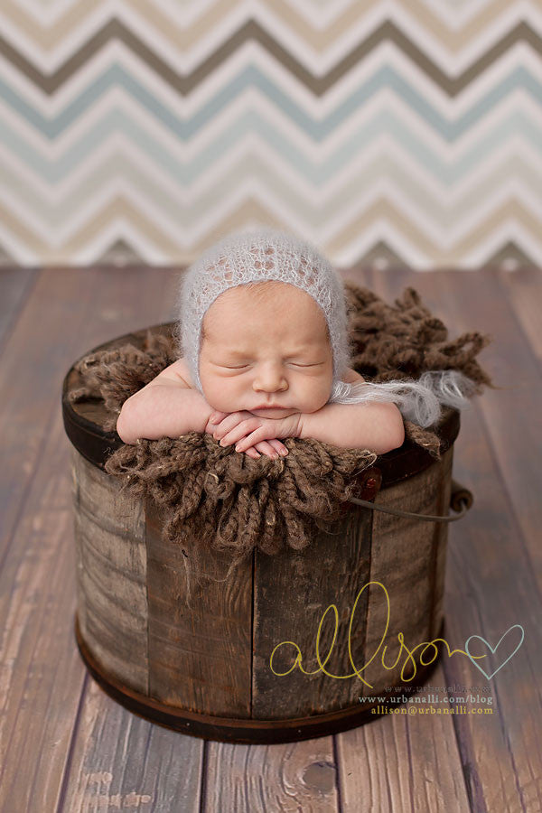 Dark Stained Panels Floor Drop - HSD Photography Backdrops