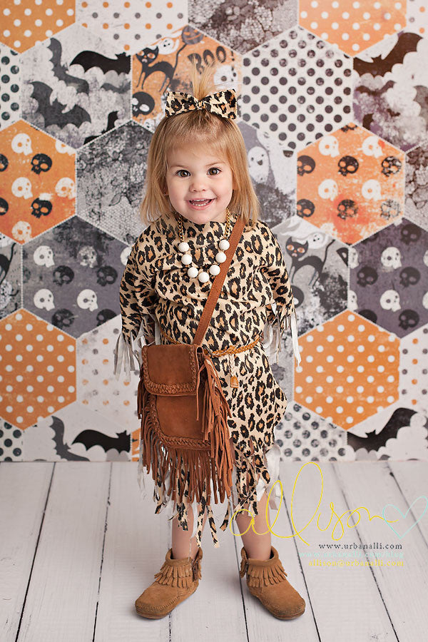 Vintage Halloween Quilt - HSD Photography Backdrops