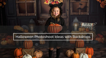 Halloween Photoshoot Ideas with Backdrops