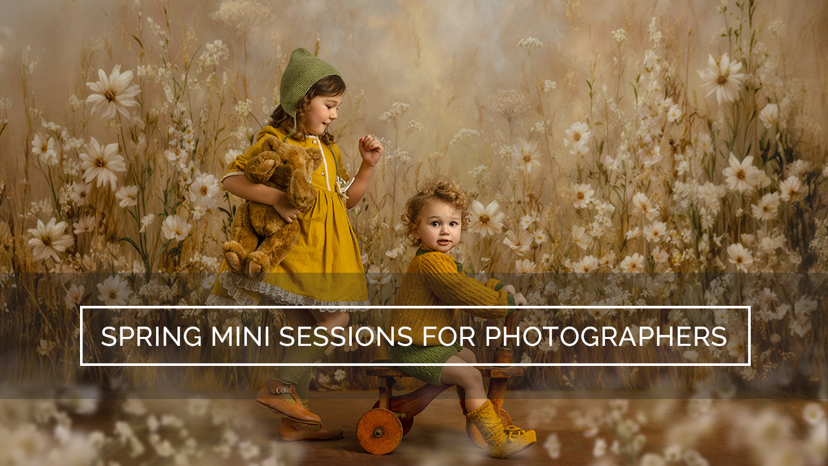 Spring Mini Session Backdrop Ideas for Photographers | HSD Backdrops ...