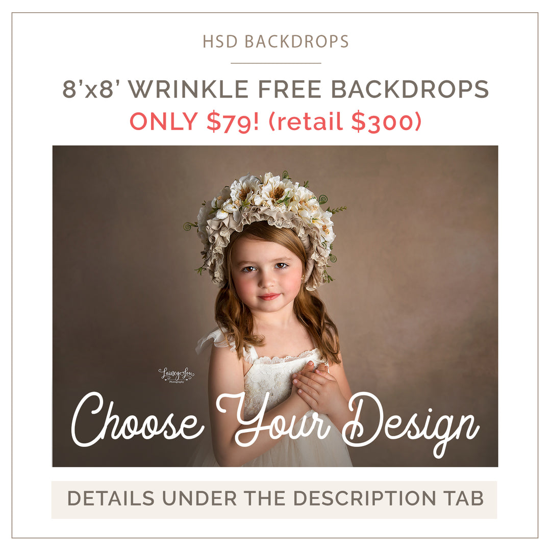8'x8' Backdrop Only $79! ** Read Description Tab **