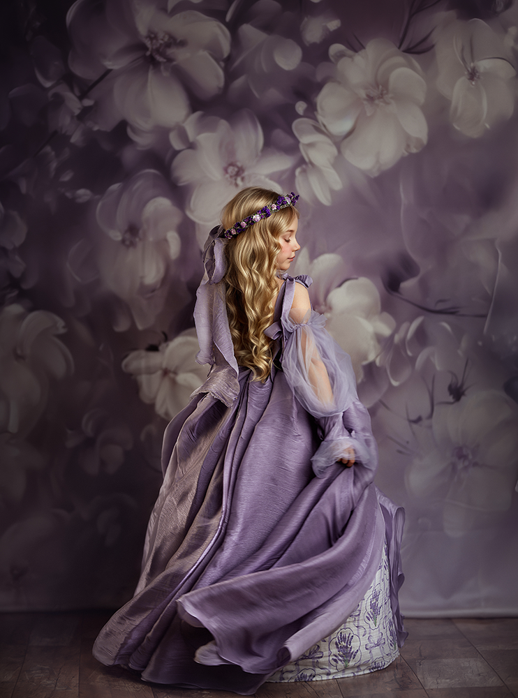 Myla Fine Art Floral Backdrop (sweep options)
