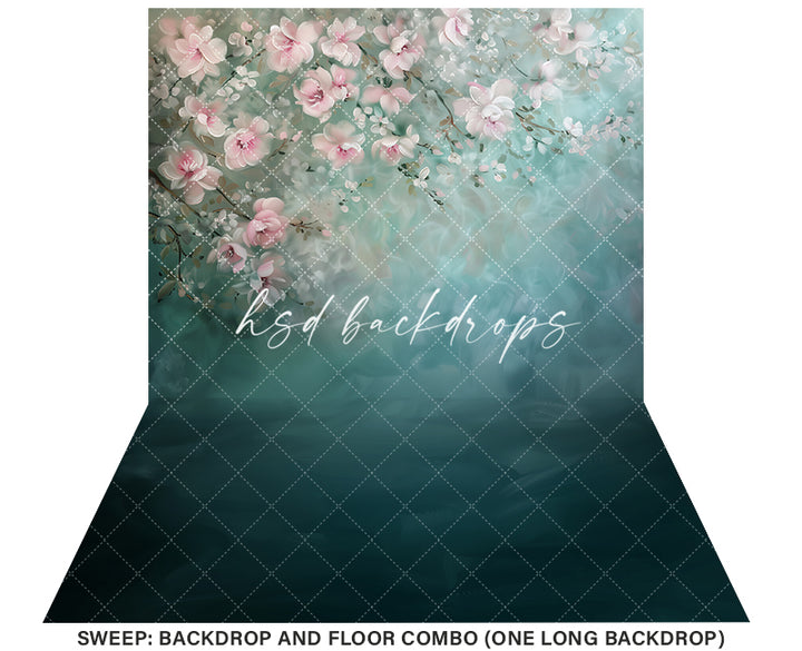 Jules Fine Art Floral Backdrop (sweep options)