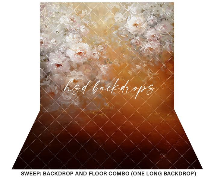 Clementine Fine Art Floral Backdrop (sweep options)