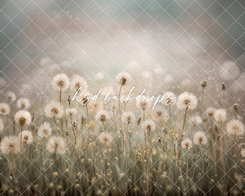 Dandelion Daydream – Soft Meadow Photography Backdrop